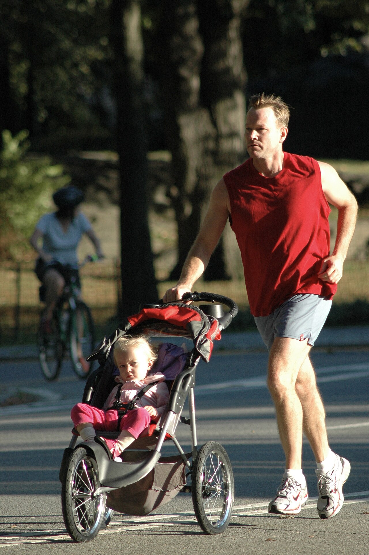 Poussette tout-terrain 3 roues pour running